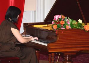 Marta Andrushchak - 1197th Liszt Evening, Sulkowski Palace in Wloszakowice, 28th Feb 2016.  Photo by Henryk Samol.